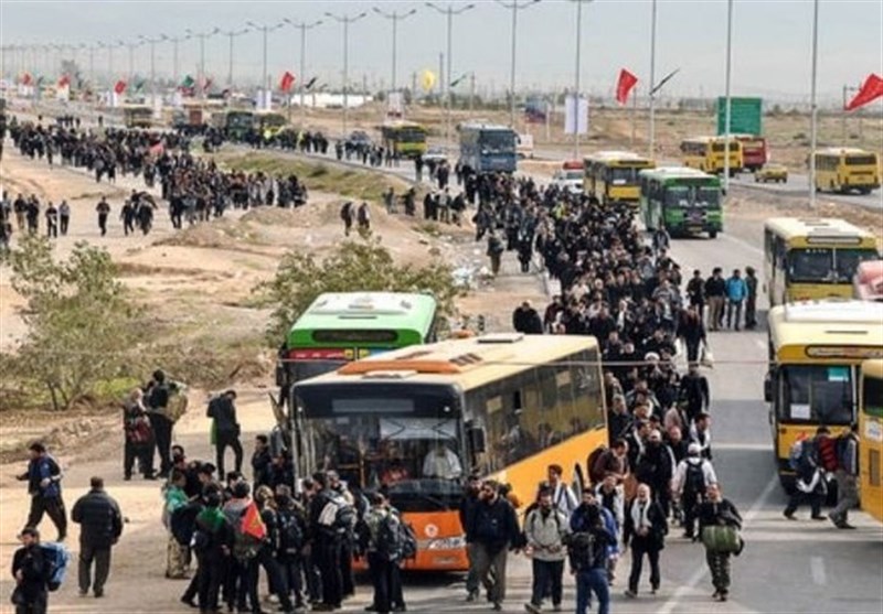13 اتوبوس‌ برای بازگشت زائران اربعین به مهران اعزام شد