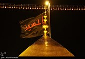 Shrine of Imam Hussein (AS) in Karbala Packed with Pilgrims