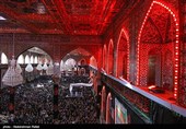 Shrine of Imam Hussein (AS) in Karbala Packed with Pilgrims