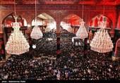 Shrine of Imam Hussein (AS) in Karbala Packed with Pilgrims