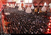 Shrine of Imam Hussein (AS) in Karbala Packed with Pilgrims
