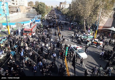 راهپیمایی جاماندگان اربعین حسینی- خیابان 17 شهریور