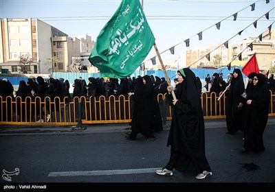 راهپیمایی جاماندگان اربعین حسینی- خیابان 17 شهریور