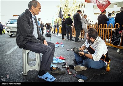 راهپیمایی جاماندگان اربعین حسینی- خیابان 17 شهریور