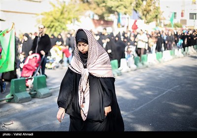 Massive Procession Staged in Tehran Streets on Arbaeen