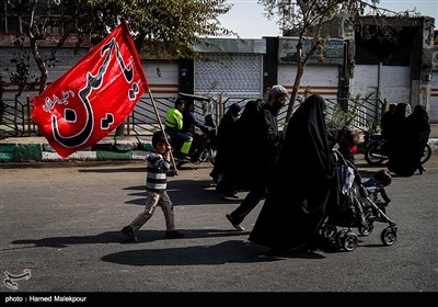 راهپیمایی جاماندگان اربعین حسینی در تهران