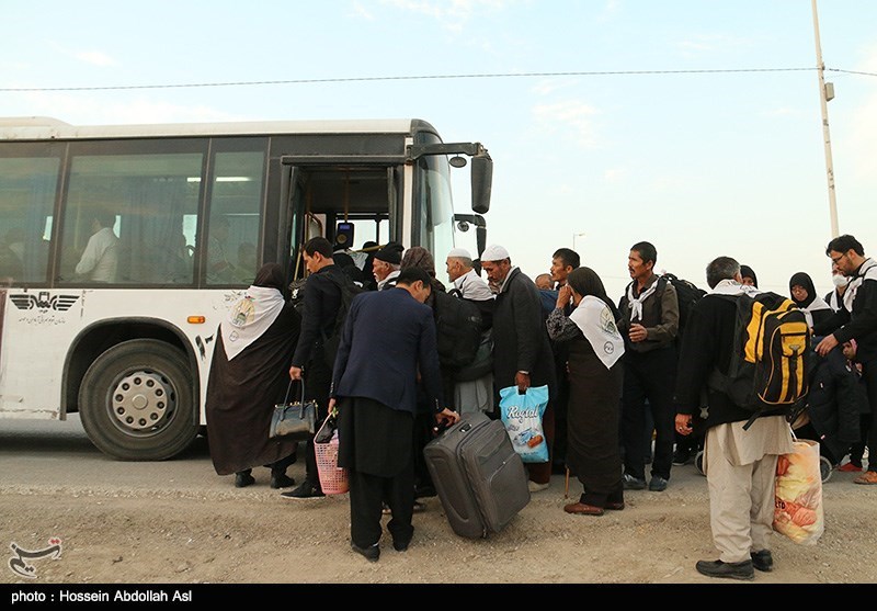 اخبار اربعین 98| 455 دستگاه اتوبوس برای بازگشت زائران گلستانی اربعین به مهران اعزام شد