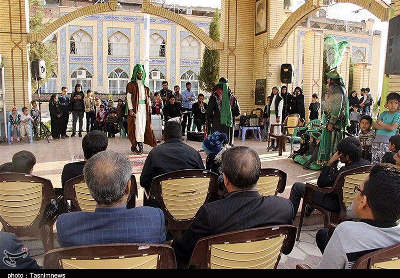 اجرای تعزیه گروه ده زیار در گلزار شهدای کرمان