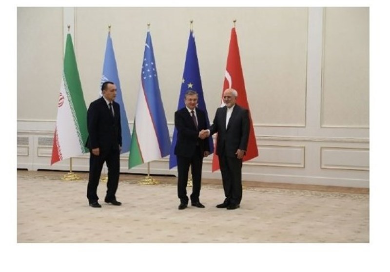دیدار ظریف با رئیس جمهور ازبکستان