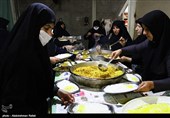 پذیرائی از زائران بازگشته از سفر کربلا در مریانج همدان