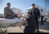 کرمانشاه| اعزام اتوبوس آمبولانس اورژانس به سرپل‌ذهاب؛ انتقال 2 مصدوم توسط اورژانس هوایی