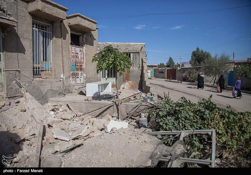 عکس زلزله زلزله کرمانشاه زلزله امروز روستای بابا‌اسکندر حوادث کرمانشاه