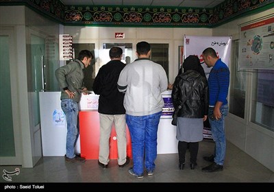 اهدای خون مردم بجنورد به زلزله‌زدگان کرمانشاه