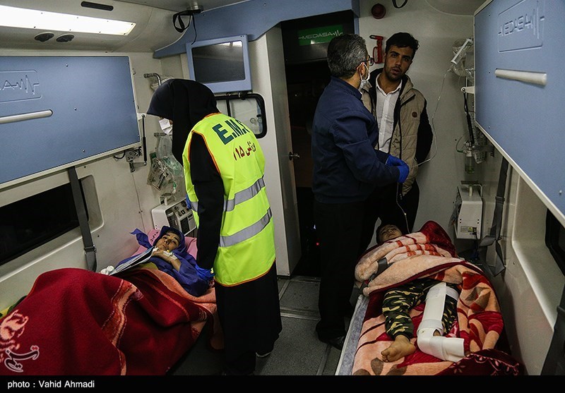 پایش مصدومان زلزله کرمانشاه توسط دانشگاه علوم پزشکی انجام شد