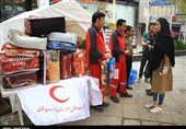 اهدای کمک مردم خراسان شمالی به زلزله دگان