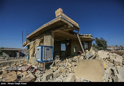 روستاهای زلزله زده اطراف دشت ذهاب