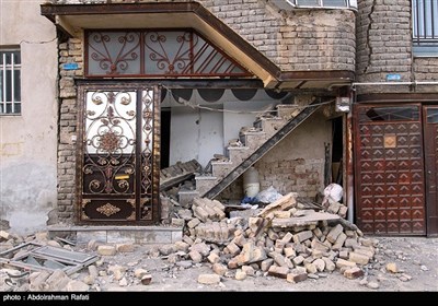 خسارات ناشی از زلزله در سرپل ذهاب