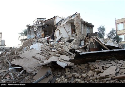 خسارات ناشی از زلزله در سرپل ذهاب