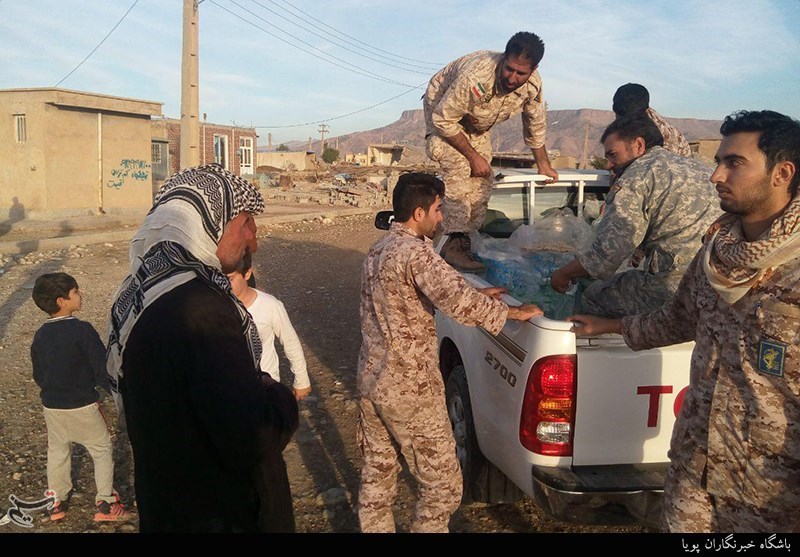 عملیات عمرانی گروه جهادی بسیج استان سمنان در منطقه سرپل ذهاب آغاز شد