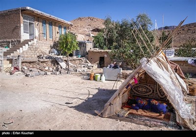 قرى أصابها الزلزال فی کرمانشاه