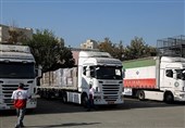 120 کامیون ‌کمک‌های مردمی کردستان ‌به کرمانشاه ارسال شد