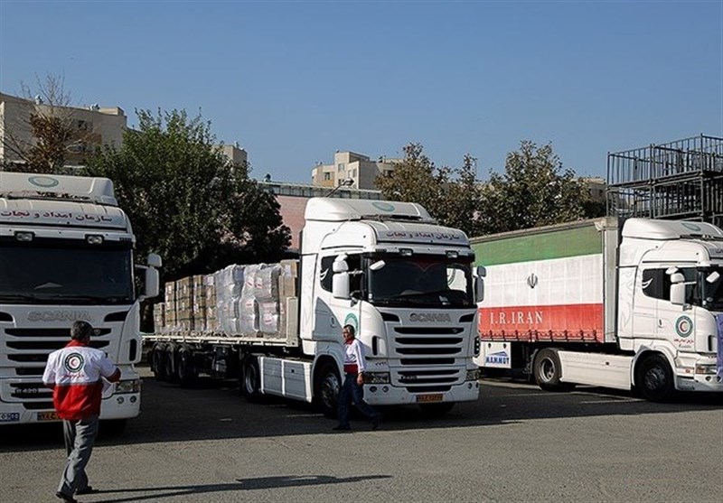 70 کامیون ‌کمک‌های استان لرستان به کرمانشاه ارسال شد‌