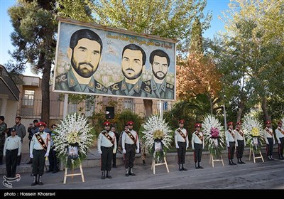 تشییع پیکر مطهر 5 شهید تازه تفحص شده دوران دفاع مقدس -شیراز