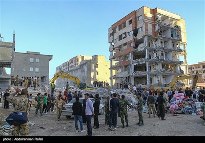 مشاهد مصورة // منطقة سربل ذهاب المنکوبة .. بعد 3 ایام من الزلزال