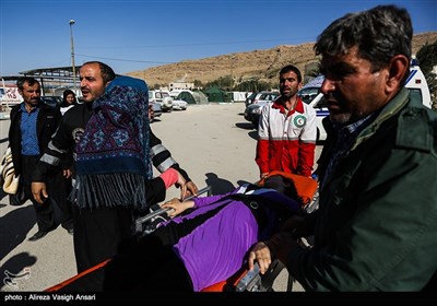 خدمات درمانی در مناطق زلزله زده