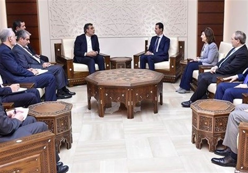 جابری انصاری کی بشار اسد سے ملاقات