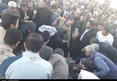 وداع با شهید مدافع حرم حبیب بدوی در اهواز