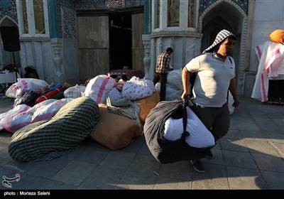 جمع آوری کمکهای مردمی برای زلزله زدگان - اصفهان