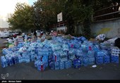 کمک‌های مردمی موکب‌های اربعین خوزستان به کرمانشاه اعزام شد