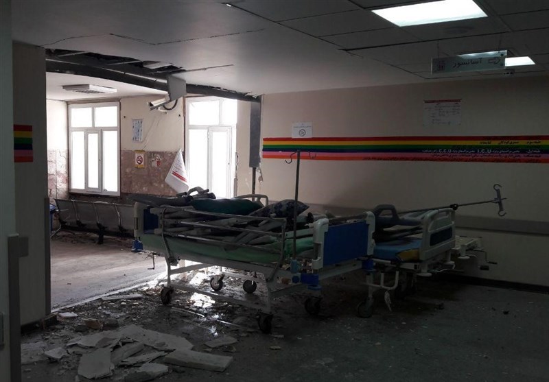 مأمنی که بلای جان شد / بیمارستان تازه‌ساز اسلام‌آباد غرب پس از زلزله+تصاویر