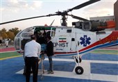 آشیانه بالگرد امداد و نجات در بیمارستان شهید محمدی بندرعباس ساخته می‌شود