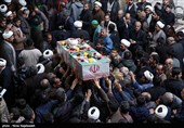 پیکر شهید مدافع حرم &quot;جواد محمدی&quot; در رفسنجان تشییع‌ شد‌