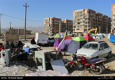 شهرستان سرپل‌ذهاب پنج روز پس از زلزله