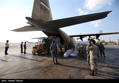 ارسال دومین و سومین محموله کمک رسانی مردم جزیره کیش به زلزله زدگان استان کرمانشاه