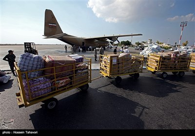ارسال دومین و سومین محموله کمک رسانی مردم جزیره کیش به زلزله زدگان استان کرمانشاه