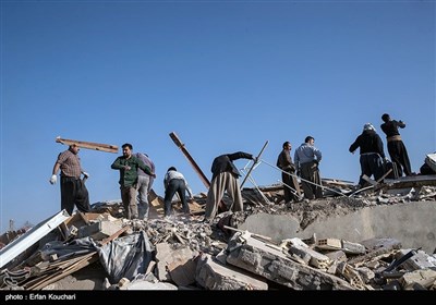 روستاهای دشت ذهاب پنج روز پس از زلزله