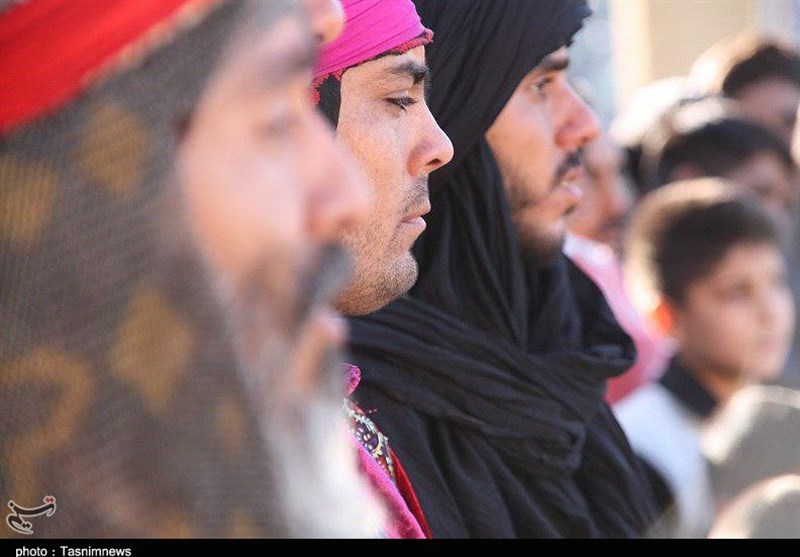 اجرای گروه تعزیه ده زیار کرمان در امامزاده جوپار
