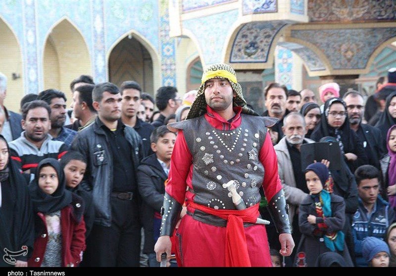 اجرای گروه تعزیه ده زیار کرمان در امامزاده جوپار