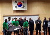 برگزاری مراسم گلریزان در کره‌جنوبی برای کمک به زلزله‌زدگان کرمانشاه