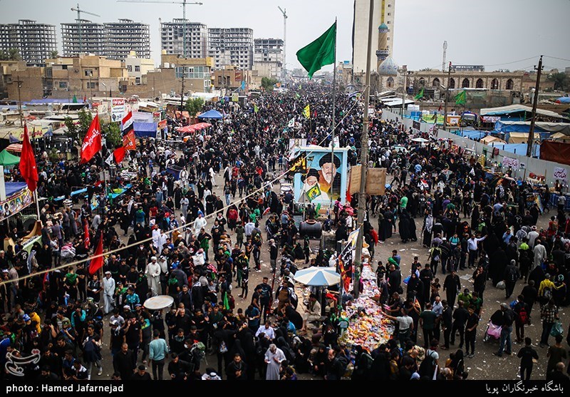 بوشهر| 44 موکب در راهپیمایی بزرگ اربعین برپا شد