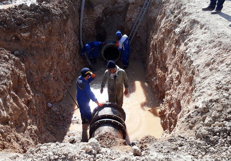 آغاز بازسازی شبکه انتقال آب روستاهای سرپل ذهاب توسط آبفای استان تهران