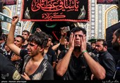 عزاداری زائران اربعین حسینی در کربلا