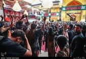 عزاداری زائران اربعین حسینی در کربلا