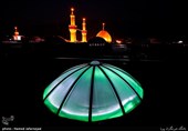 	  گنبد و مناره حرم حضرت اباعبدالله الحسین(ع)-کربلا
