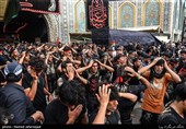 عزاداری زائران اربعین حسینی در کربلا