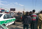 برخورد خودروی سرقتی با پلیس دلیل تیراندازی در قزوین